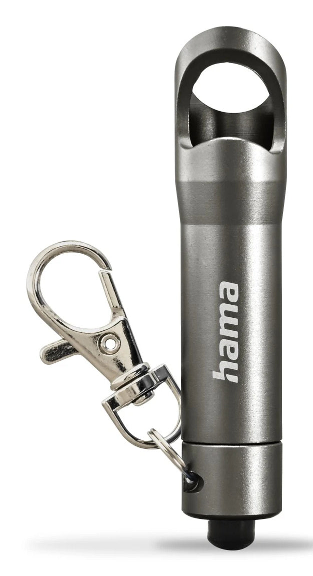 Hama Taschenlampe FL4 – 4 lm, 3× LR44 (Batteriebetrieb), Karabiner – Schwarz