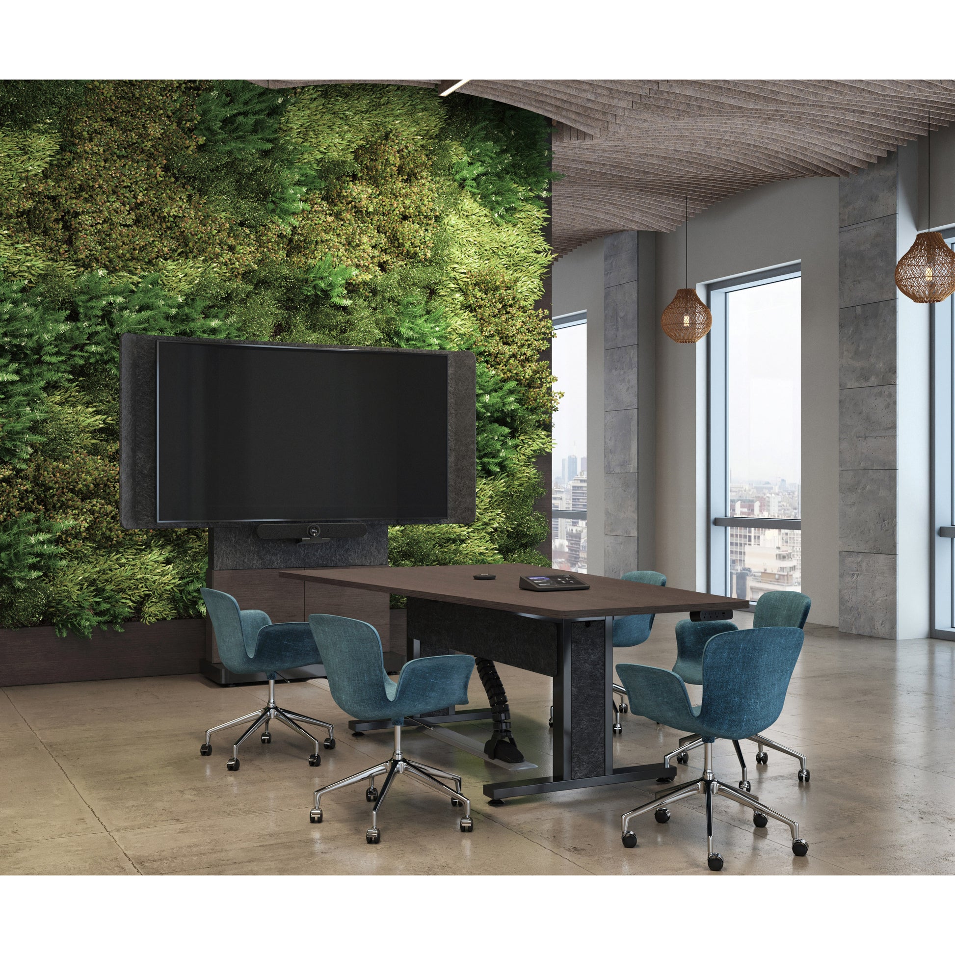 Middle Atlantic Bodenständer – 55–65" – bis 68 kg, Verbessertes Kabelmanagement – FM-DS-4875FS-BA3B