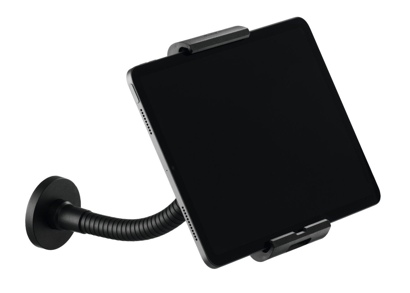 Durable Tablet-Tischhalterung – 7–12,9", 360° drehbar, abschliessbar – Schwarz