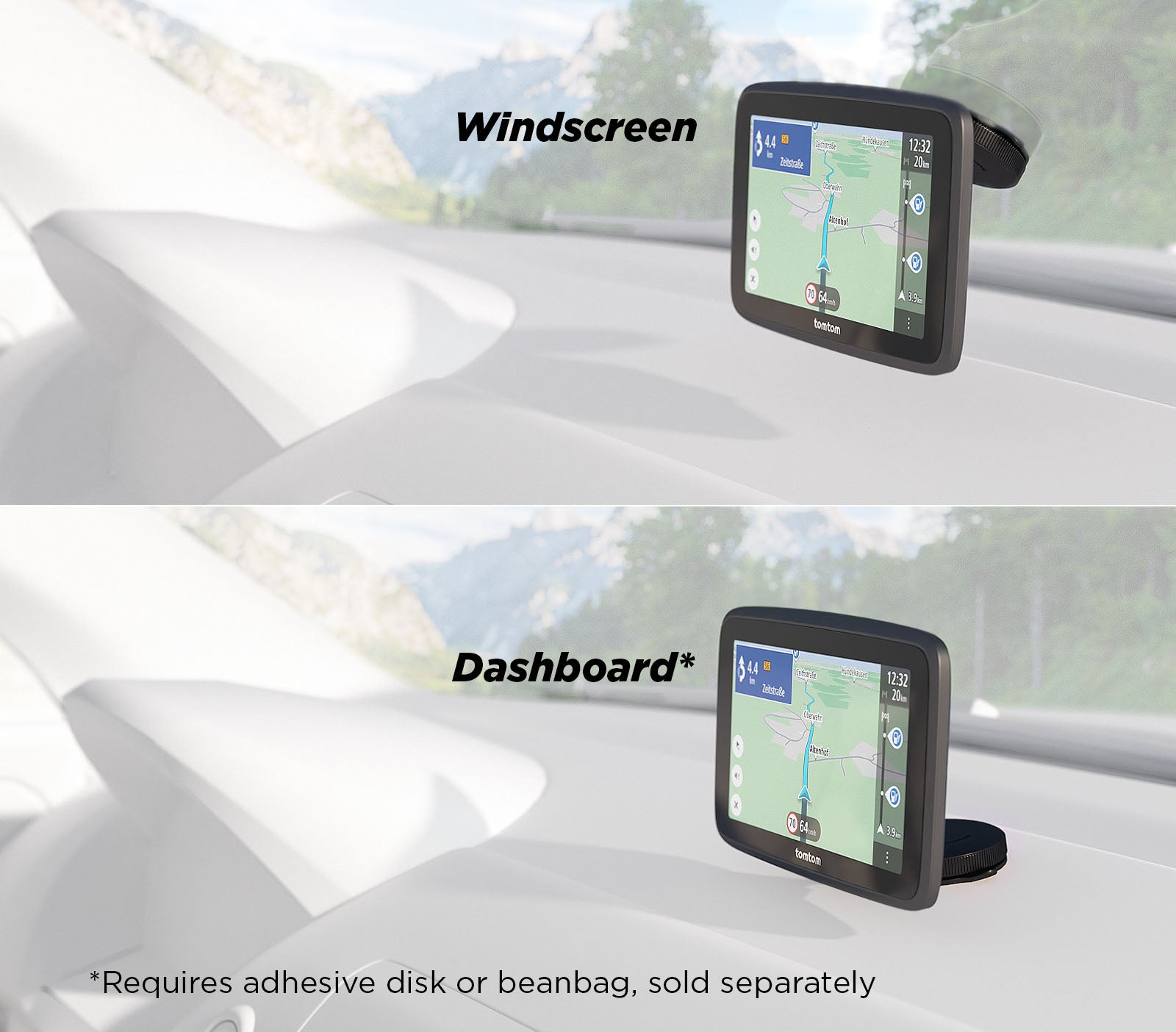 TomTom GO Classic 5 2. Generation – 5" Interaktives Display (Touch), Schwarz