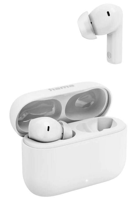 Hama Passion Clear II TWS In-Ear – ANC, mit Ladecase, Weiss, BT 5.3