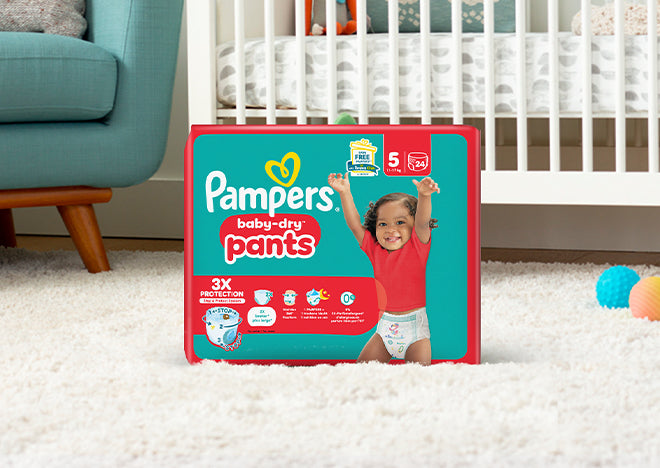 Pampers Hosenwindel Gr. 4 – 9–15 kg – 108 Stk