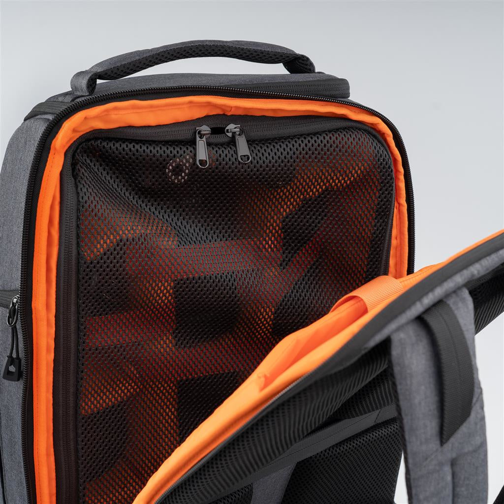 Dörr Kamerarucksack – 200 × 480 × 310 mm, 16 l – Polyester, grau, Regenhülle, Brustgurt