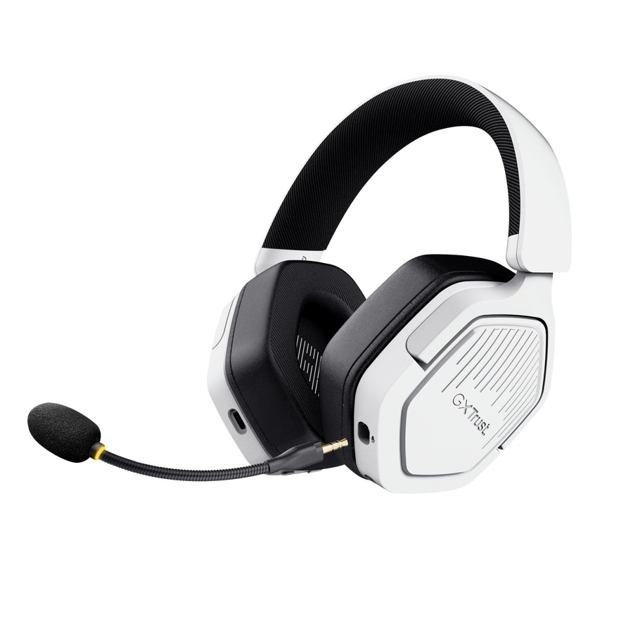 Trust GXT 493PS Carus Gaming-Headset – Stereo, Kabel + BT, für PS4, PS5, Nintendo Switch, Weiss