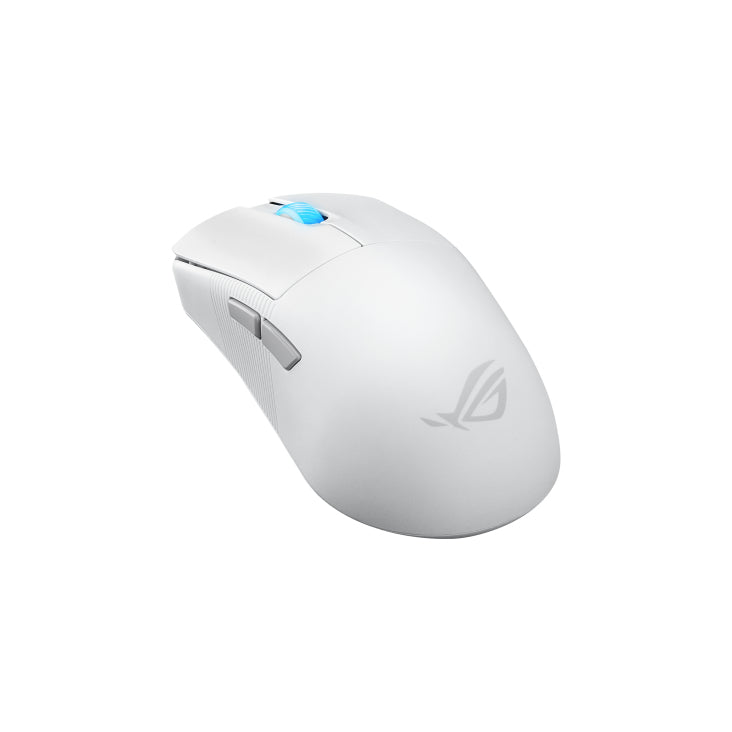 ASUS ROG Harpe Ace Mini WE Gaming-Maus – kabellos, 42'000 dpi, 8'000 Hz, beidhändig, Beleuchtung, weiss