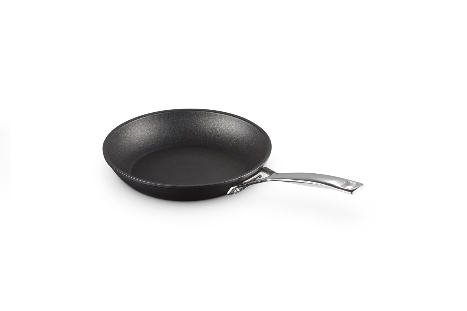Le Creuset Fonduepfanne – Ø 28 cm, Aluminium, Teflonbeschichtung, für Induktion, Gas, Glaskeramik, Schwarz