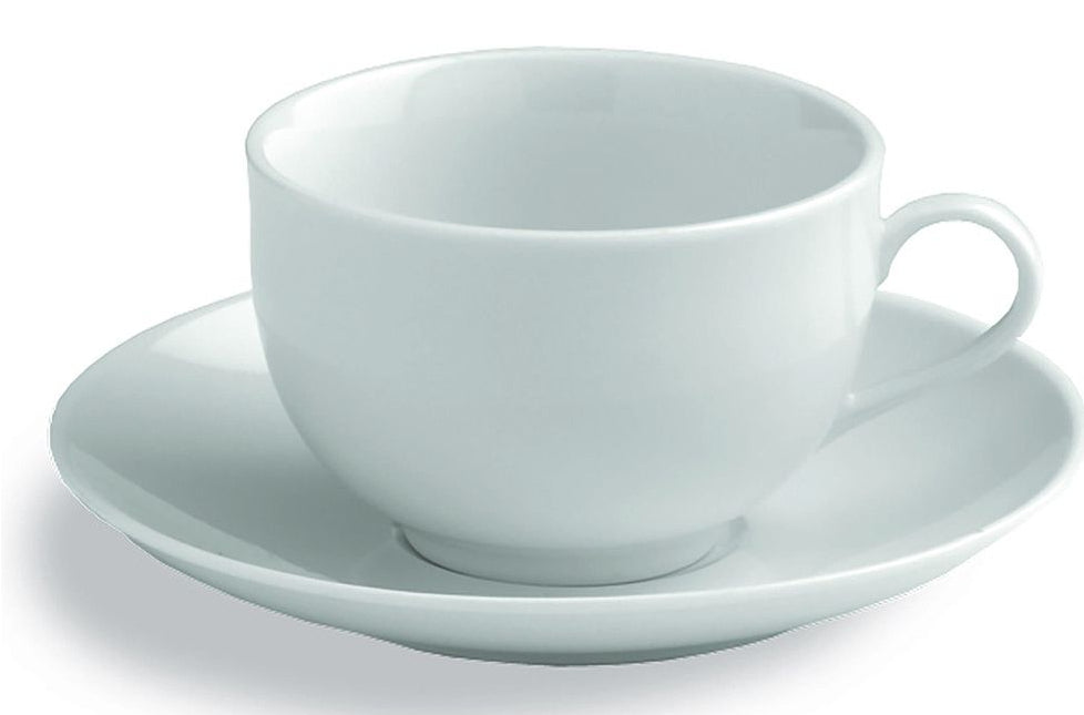 Tognana Porcellane Tognana Kaffeetassen Metropolis – 6er Set, 220 ml, Ø 9 cm, Porzellan, Weiss, spülmaschinenfest