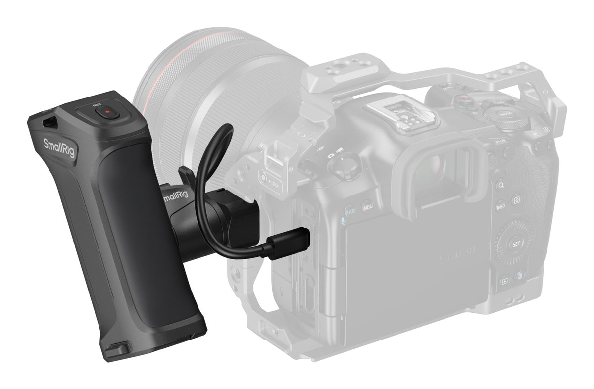 SmallRig 5235 Handgriff – mit REC-Trigger – für Canon EOS R3, R5, R5 Mark II und andere – Schwarz