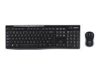Logitech MK270 Combo ES – Tastatur, kabellos, ES-Layout (ES), Schwarz