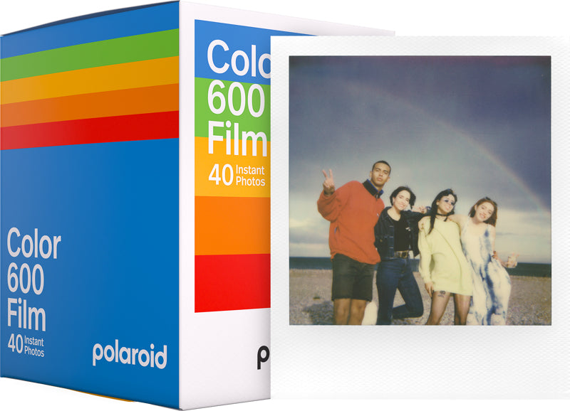 Polaroid Film 600 Sofortbildfilm – Bild 79 × 79 mm, ISO 640 – für Polaroid 600 – 40er-Pack