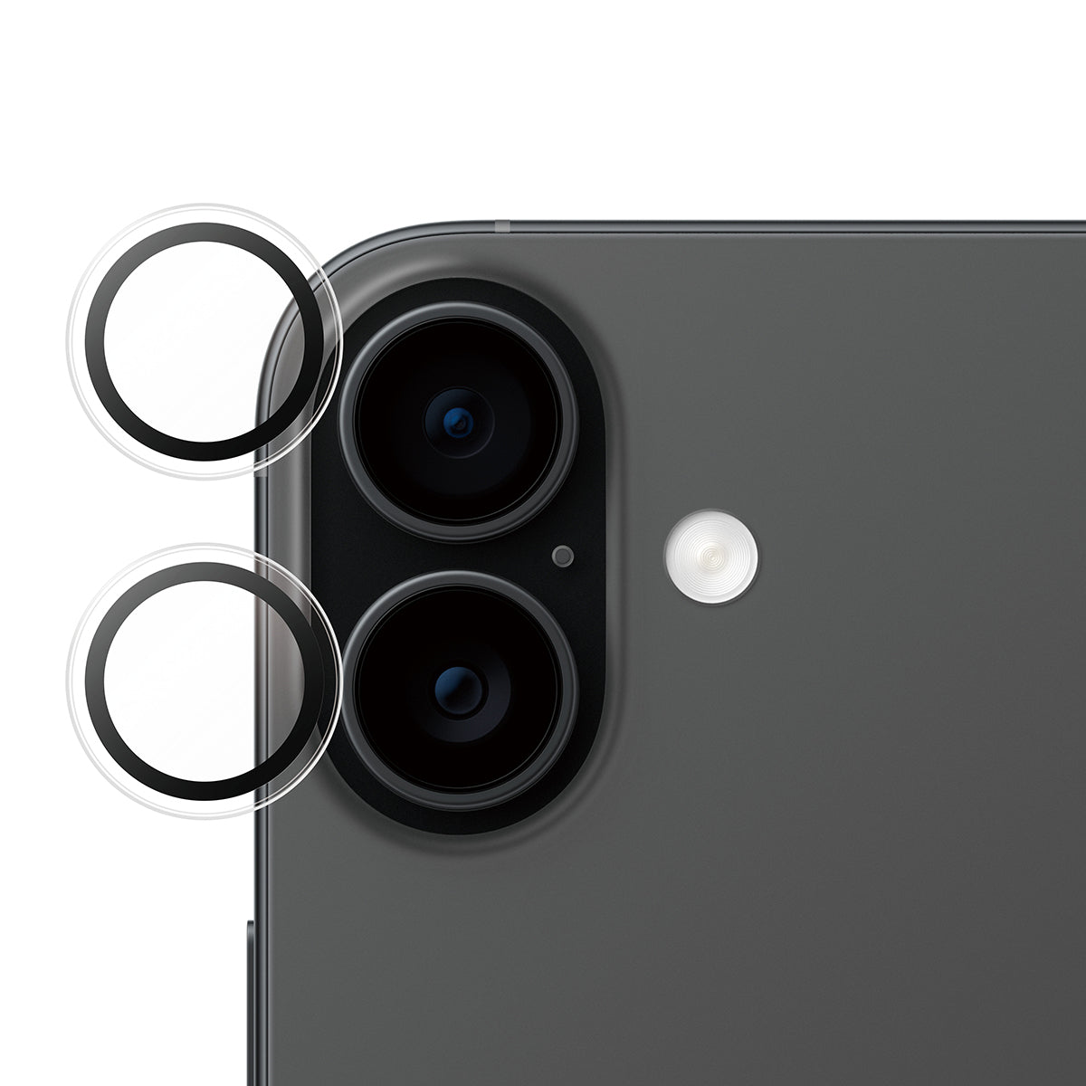 PanzerGlass Kameralinsenschutz – für iPhone 16, iPhone 16 Plus, iPhone 17 – Transparent, Gehärtetes Glas