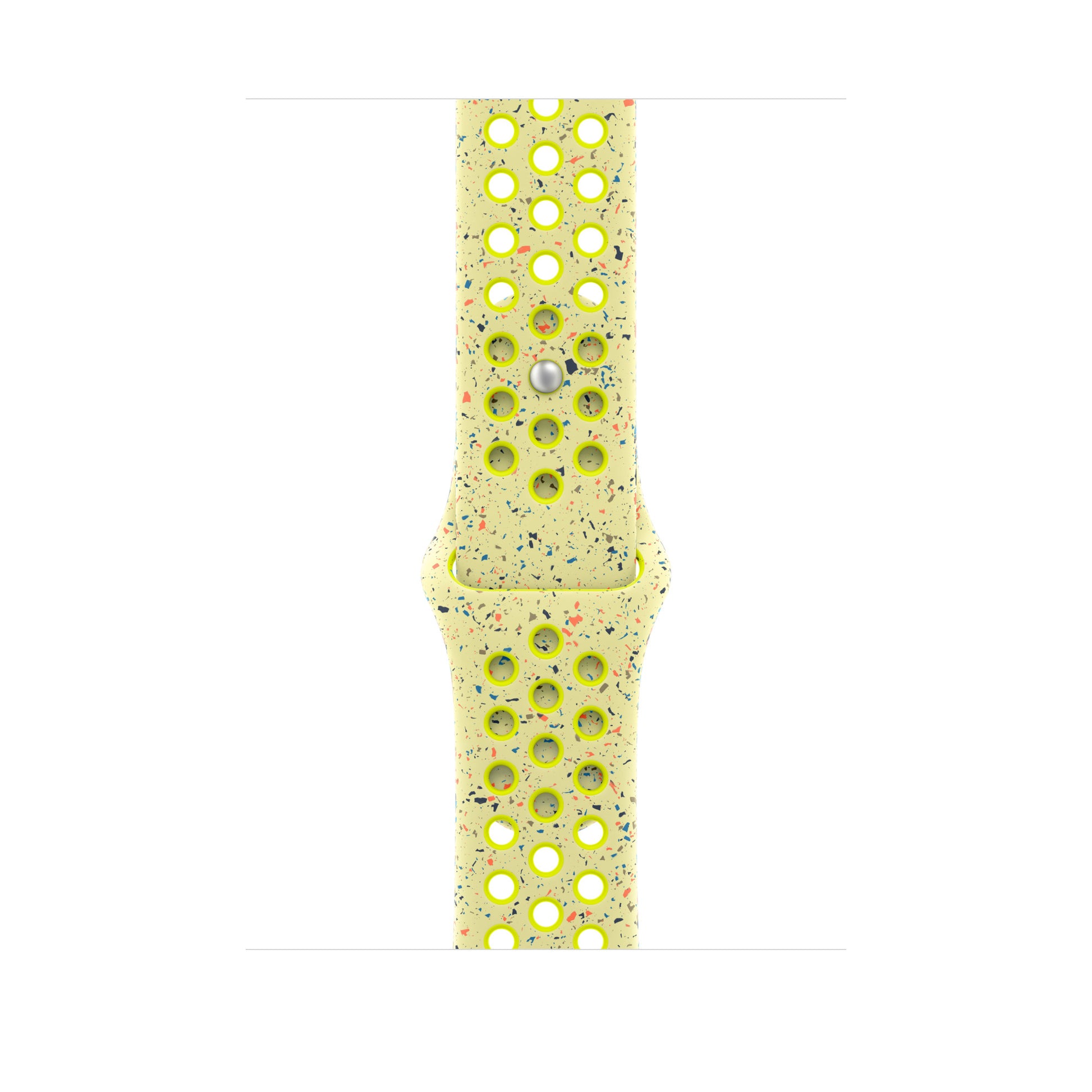 Apple Volt Splash – Armband – für Apple Watch 46 mm, Gelb, S/M, Polymer (recycelt)