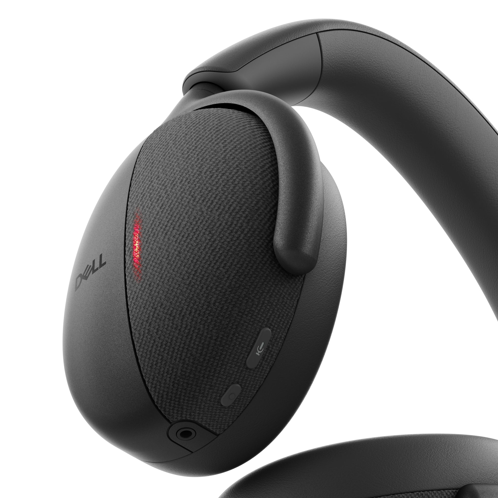 DELL WL7024 Office-Headset – Over-Ear, Stereo, Kabel + BT, ANC, mit USB-C-Dongle, Schwarz, BT 5.3