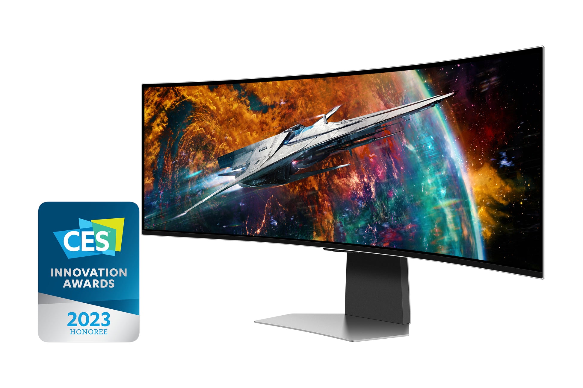 Samsung Odyssey G95SC – 49" Curved, 5120 × 1440 (DQHD), OLED, 240 Hz, DisplayHDR 400