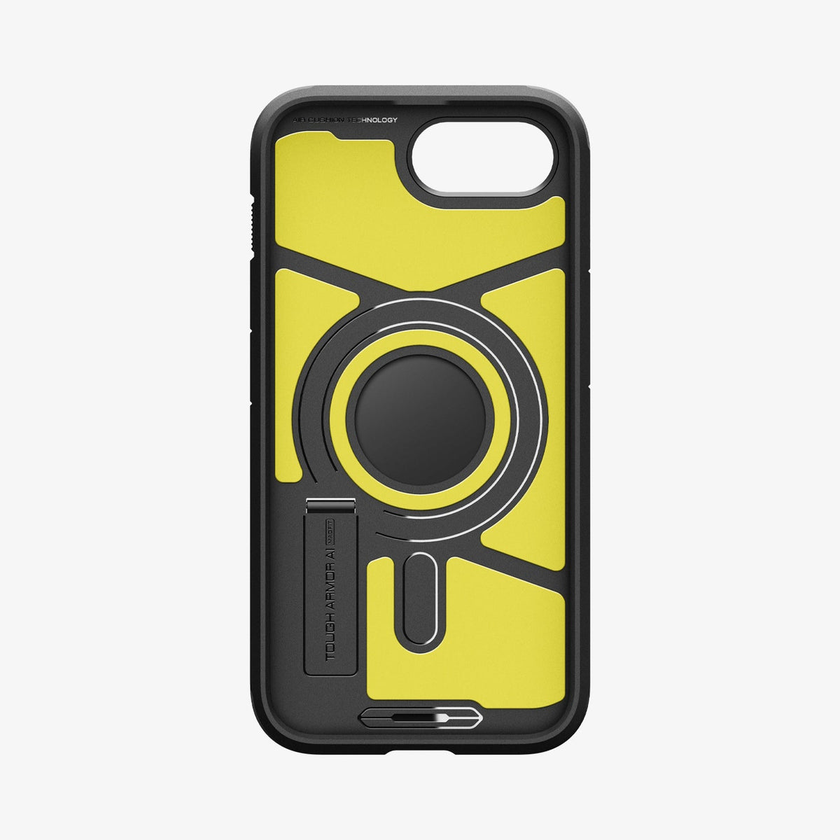 Spigen Tough Armor MagFit Rückcover – für Apple iPhone 16e/17e, PC+TPU, schwarz, bis 1,2 m sturzsicher