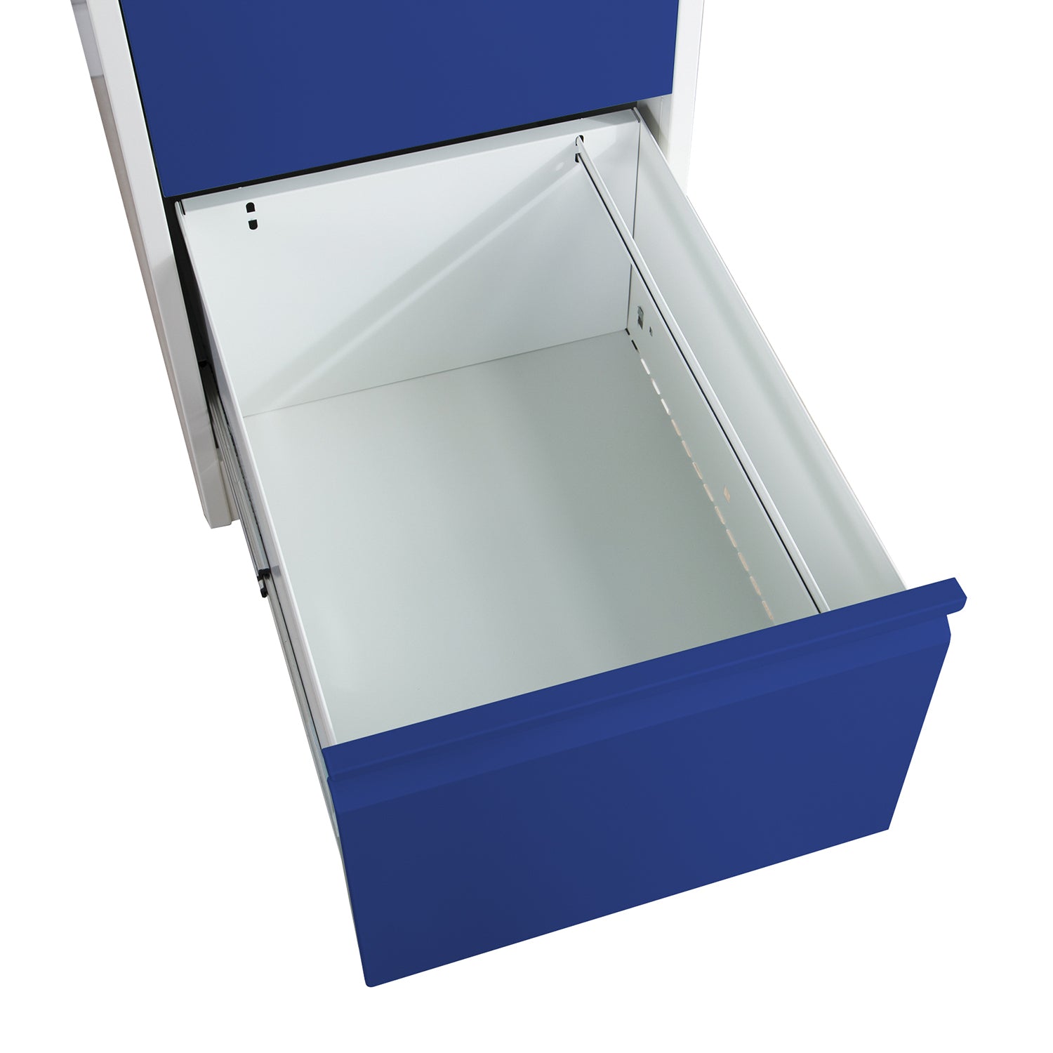 Phoenix Safe Co. FC1003GBK – Aktenschrank, 3 Schubladen, abschliessbar, Stahl, 450 × 620 × 1025 mm, Grau/Blau