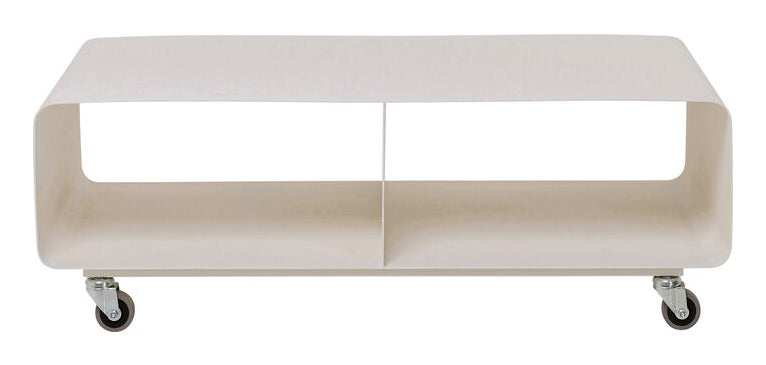 KARE Lounge TV-Möbel M – 90 × 42 × 30 cm – Stahl – Beige