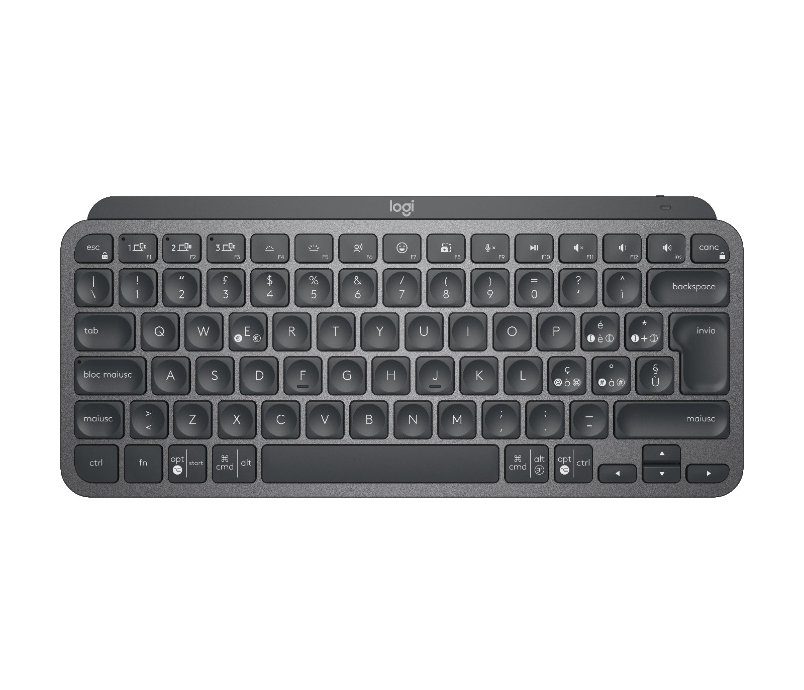Logitech MX Keys Mini – Tastatur, kabellos, beleuchtet