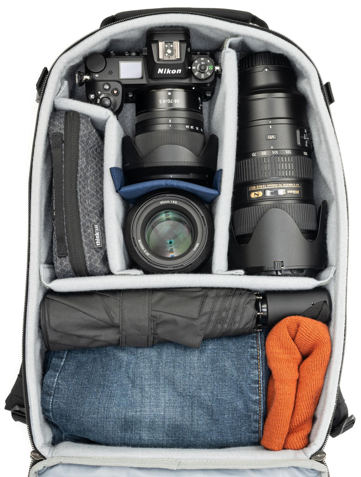 Think Tank Mirrorless Mover Kamerarucksack – 18 l, für spiegellose Systemkameras – Grau
