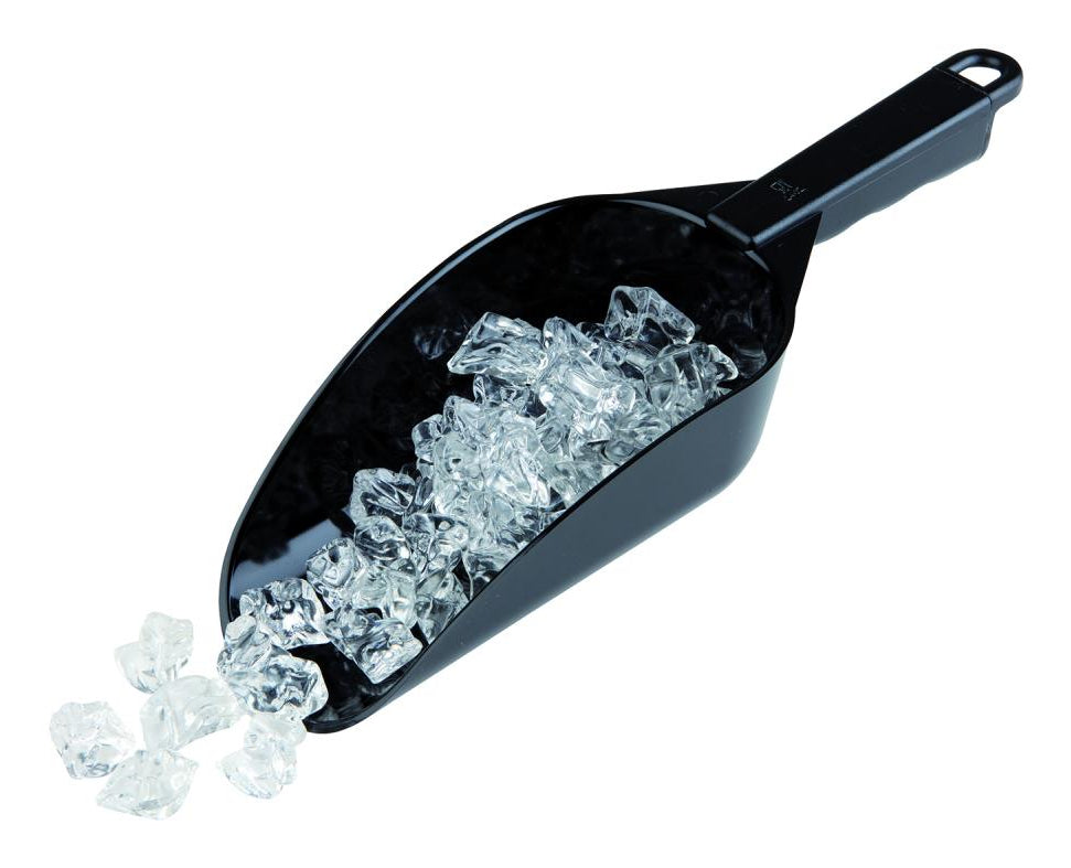 APS-Germany APS Eisschaufel – 10 × 6 × 29 cm, 700 ml, Kunststoff (PC), Schwarz, spülmaschinenfest