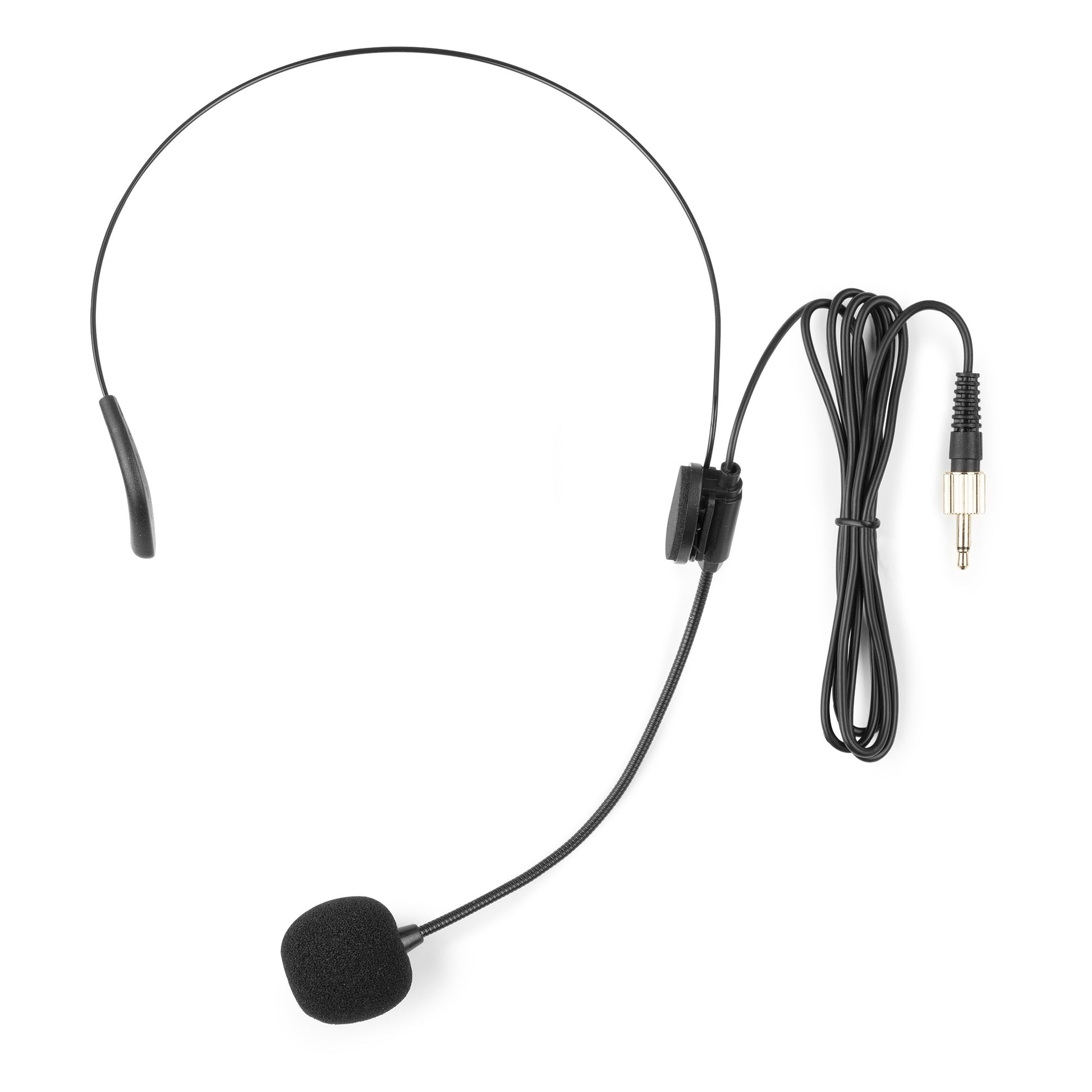 Power Dynamics PD220BP Headsetmikrofon 2er-Set – 3,5 mm Klinke, Kabellos, Niere, 823–832 MHz, Schwarz
