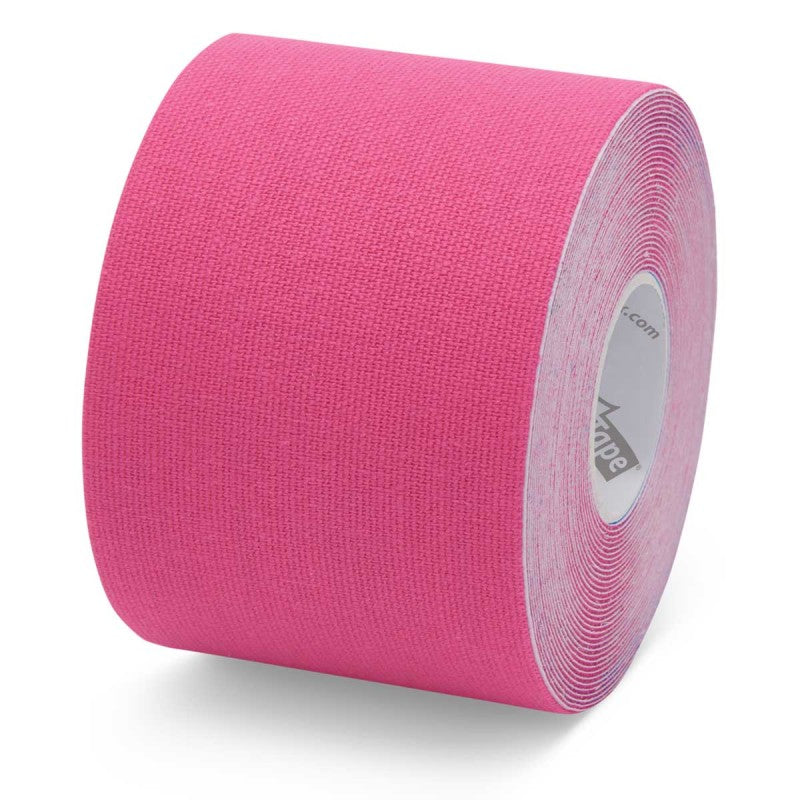 K-Tape Binde Kinesiotape – 50 mm × 5 m, pink, Spandex/Baumwolle