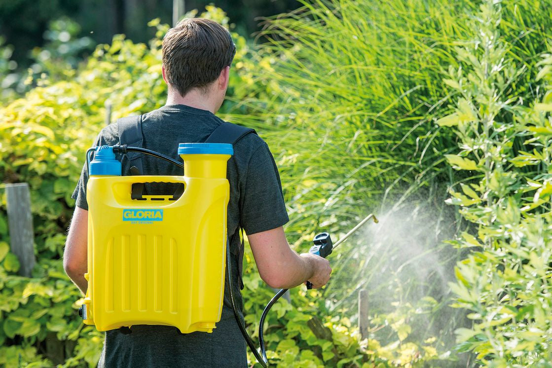 GLORIA Drucksprüher Hobby 1200 – 12 l – gelb – Kunststoff