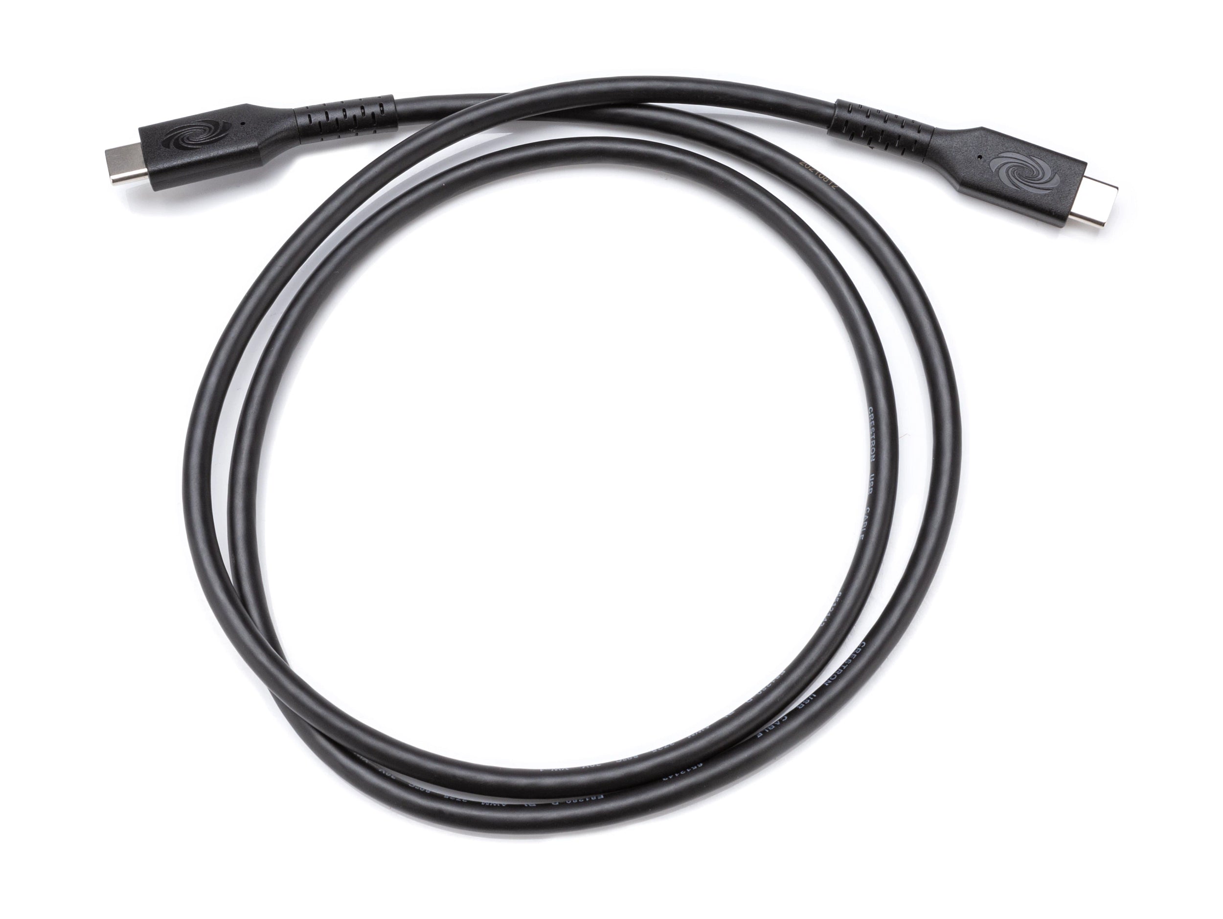 Crestron USB-C auf USB-C Kabel – USB 3.2 Gen 1 (5 Gbit/s) – 0,9 m – PD 100 W – USB-IF zertifiziert – Schwarz