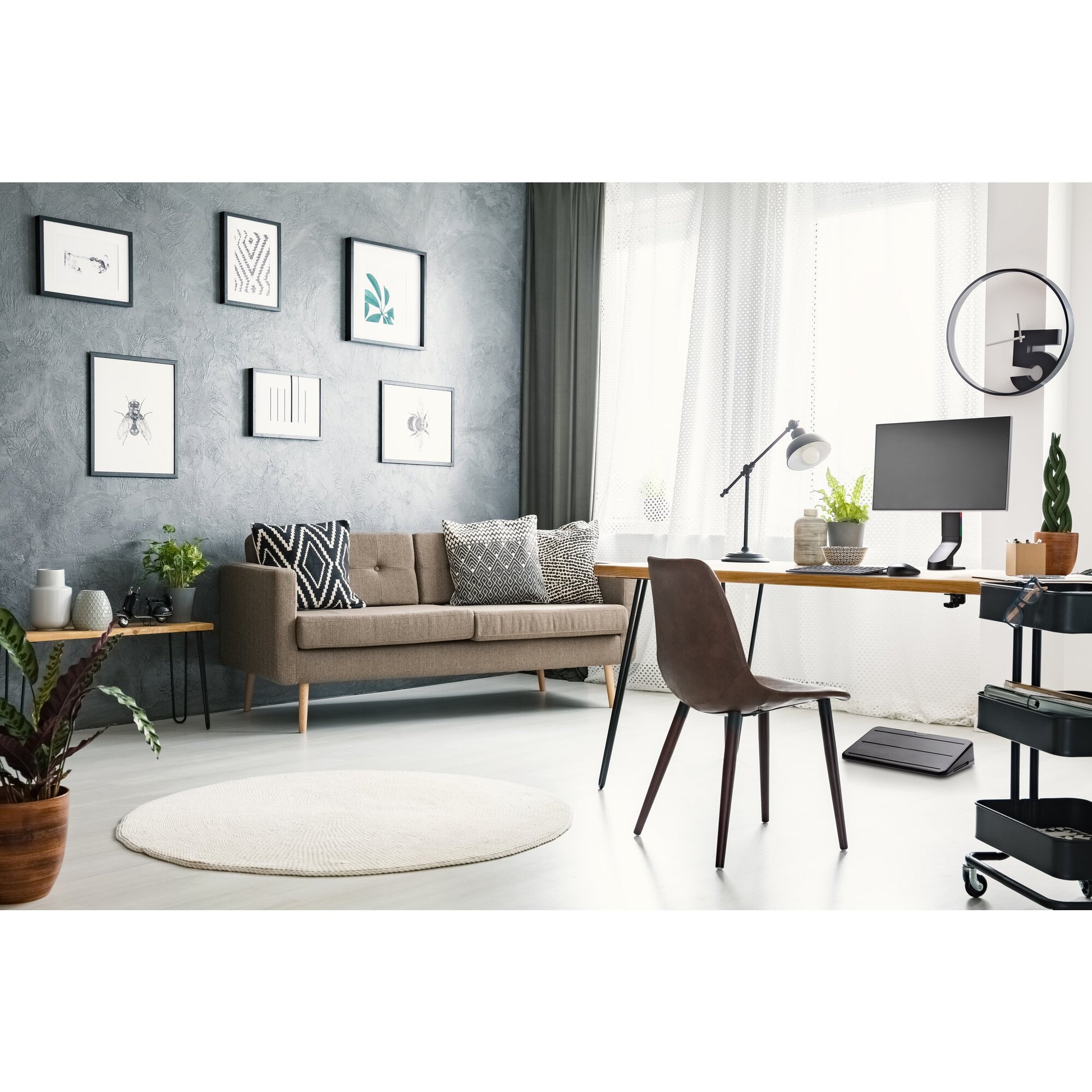 Kensington Monitorarm, Single, platzsparend