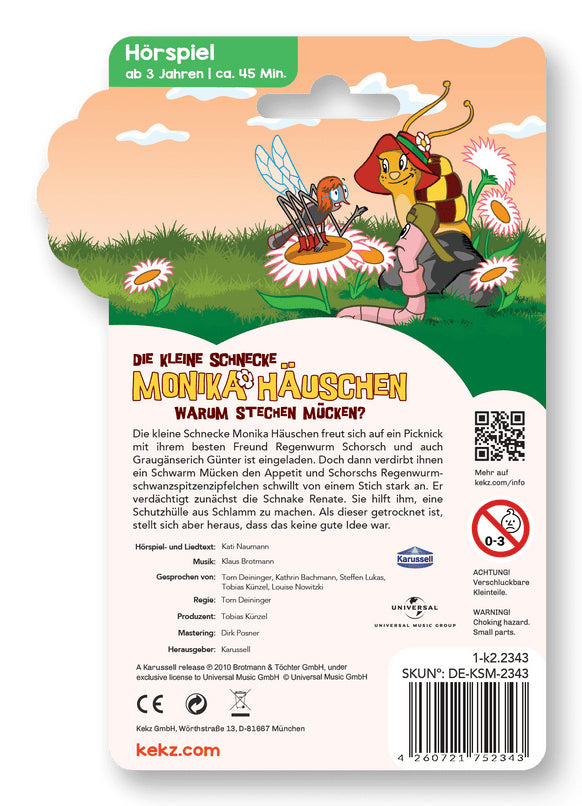 Kekz DE-KSM-2343 – Audio-Chip – Hörbuch, 45 Min., Deutsch – Mehrfarbig