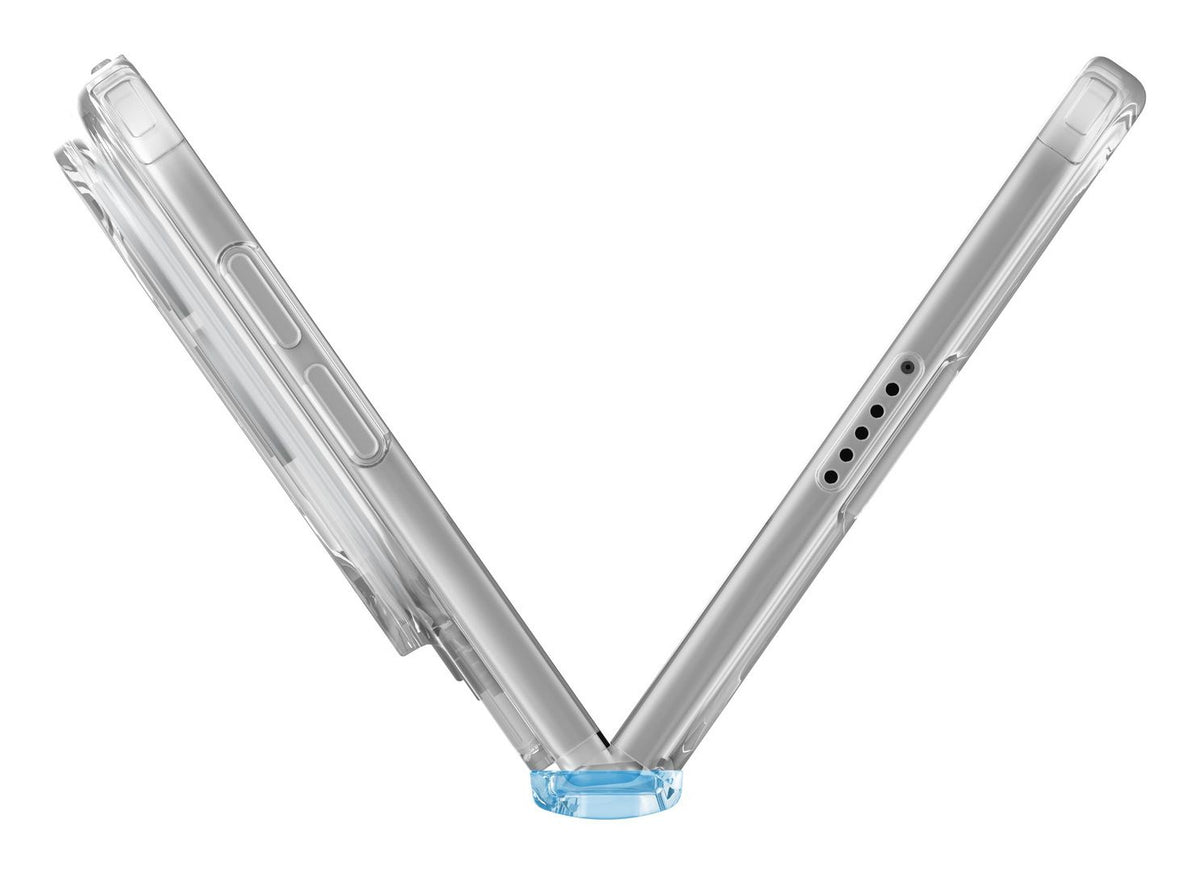 Cellularline Spin Mag Backcover – für Apple iPhone 18 Duo, MagSafe, mit Ständer, Kunststoff, Transparent
