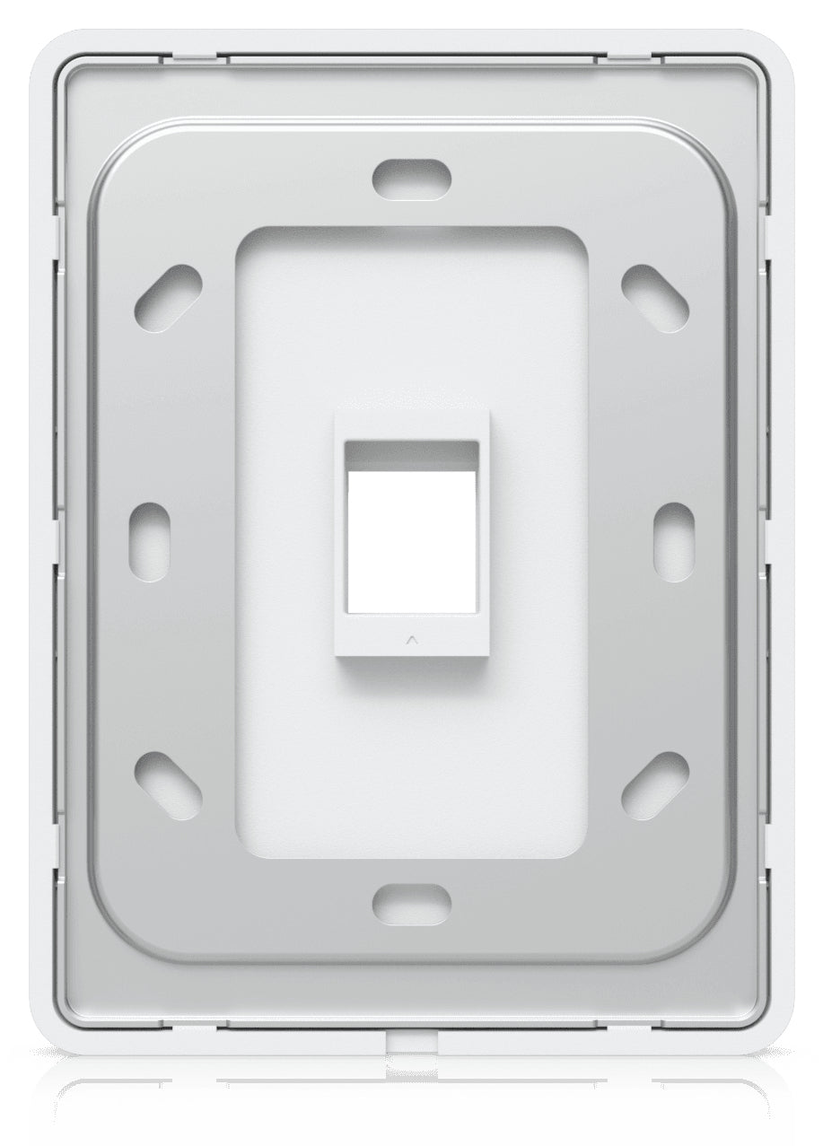 Ubiquiti Keystone-Wandplatte – 1× RJ-45, Weiss, 88×118×9,6 mm, 4er-Pack