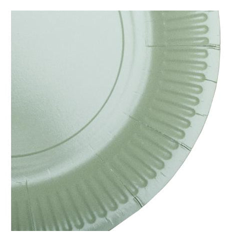 PRONAPPE PRO nappe Teller, Papier/Karton, rund – Ø 23 cm, olivgrün – 20 Stk.