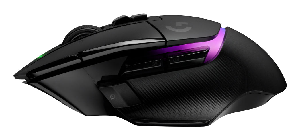 Logitech G G502 X Plus – Gaming-Maus – Kabellos (2,4 GHz), 25600 DPI, RGB-Beleuchtung, rechts