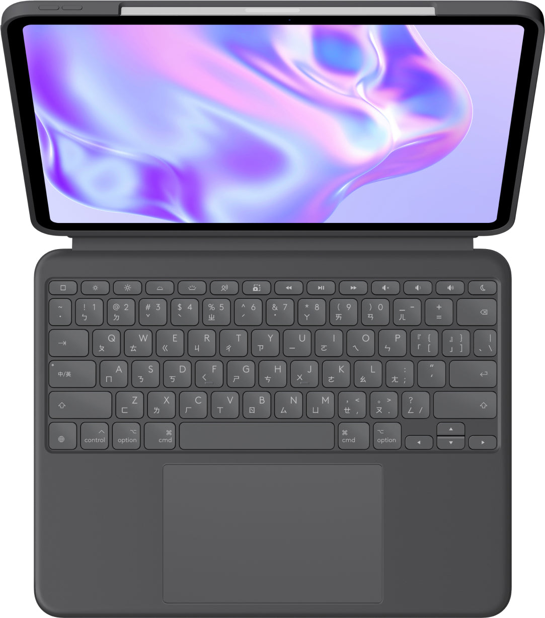 Logitech Combo Touch Qwertz Schweizer Notebook-Hülle – Graphit