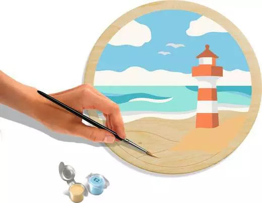 Ravensburger CreArt – Malen-nach-Zahlen-Set – Meer – 20 × 20 cm – ab 12 Jahren