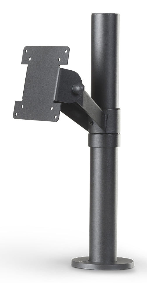 Ergonomic Solutions Stange mit VESA-Halter am schrägen Verbindungsgelenk, Weiss