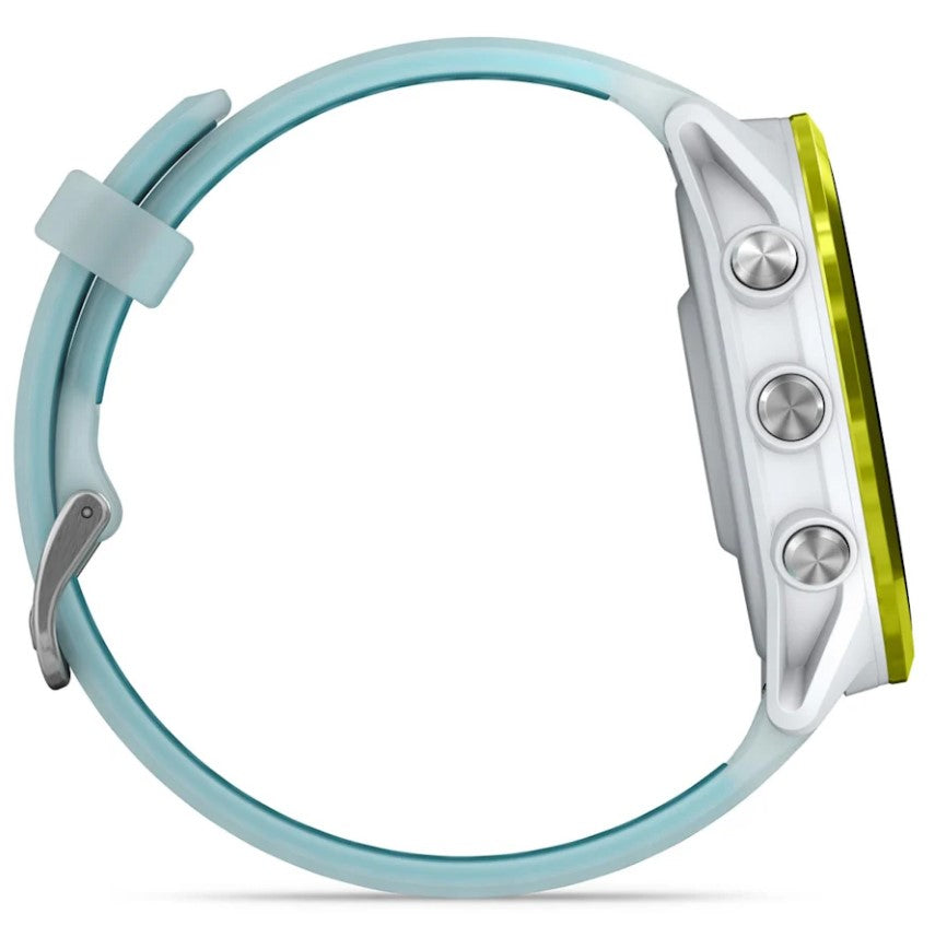 Garmin Forerunner 570 47 mm GPS – Aluminium Weiss, Sportarmband, Blau, 50 m, für Android, iOS