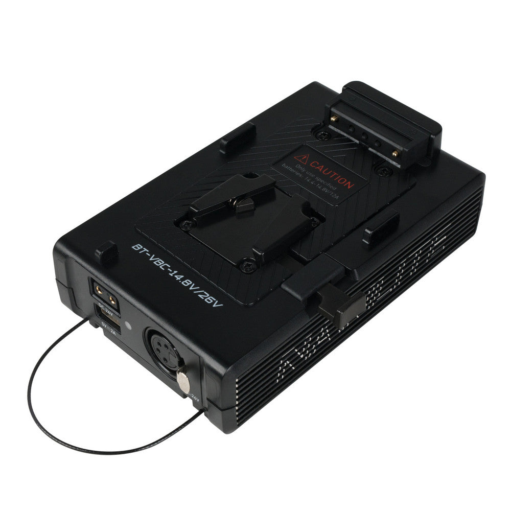 Nanlite BT-VBC-14,8V/26V V-Mount Batterie Konverter – 14,8 V zu 26 V – für MixPanel 150, Sony V-Mount