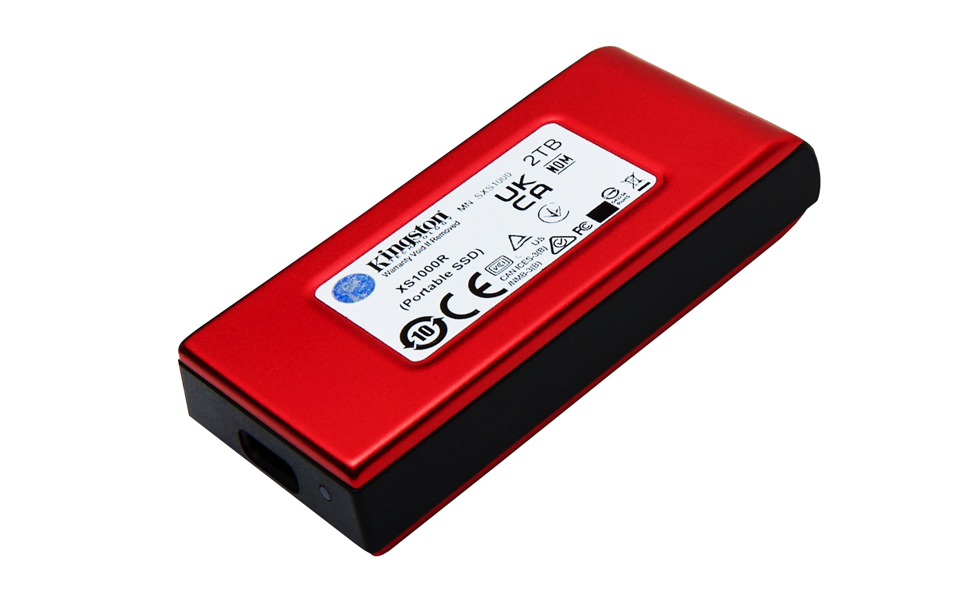 Kingston Technology Kingston XS1000R Speichergerät – 2 TB, USB 3.2 Gen 2, Rot