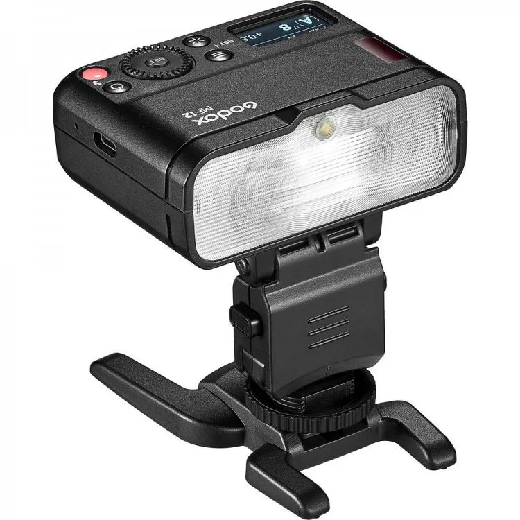Godox MF12 Makro-Blitz – Leitzahl 16, Akku, Blitzfolge 1,7 s – für Canon, Fujifilm, Godox u. a.