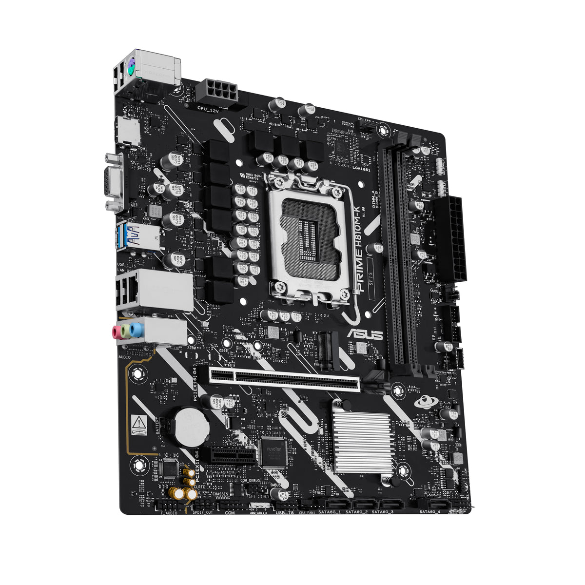 ASUS PRIME H810M-K – Mainboard – LGA 1851, Intel H810, mATX, DDR5