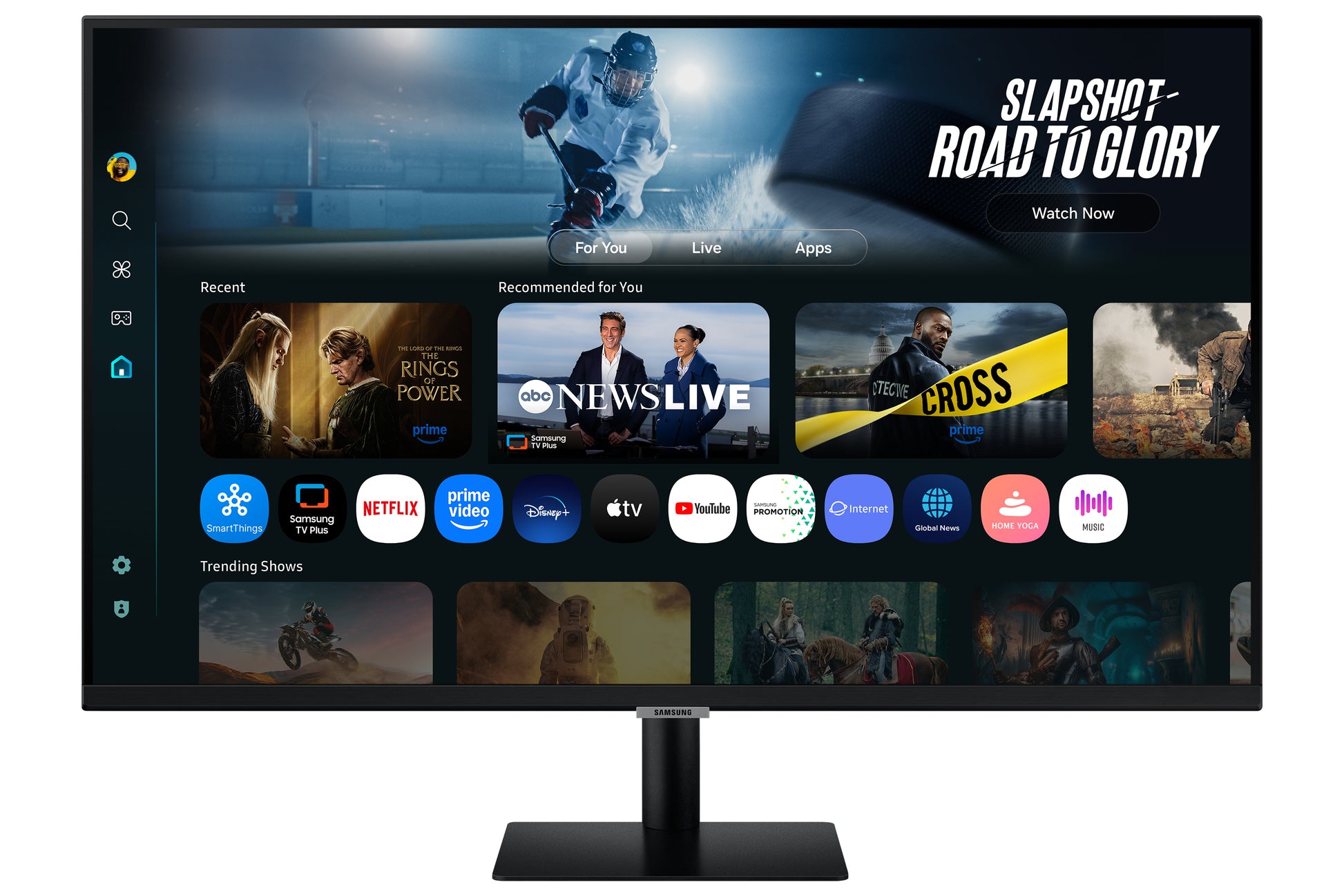 Samsung M70F S32FM702UU – 32", 3840 × 2160 (4K), VA, USB-C 65 W, HDR10