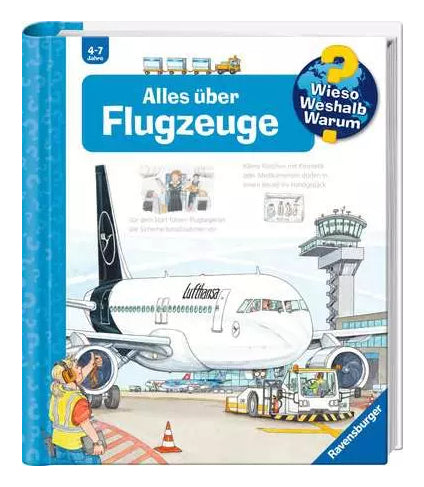 Ravensburger Buch – Wieso? Weshalb? Warum? – Alles über Flugzeuge (Band 20), Spiralbindung, 16 Seiten