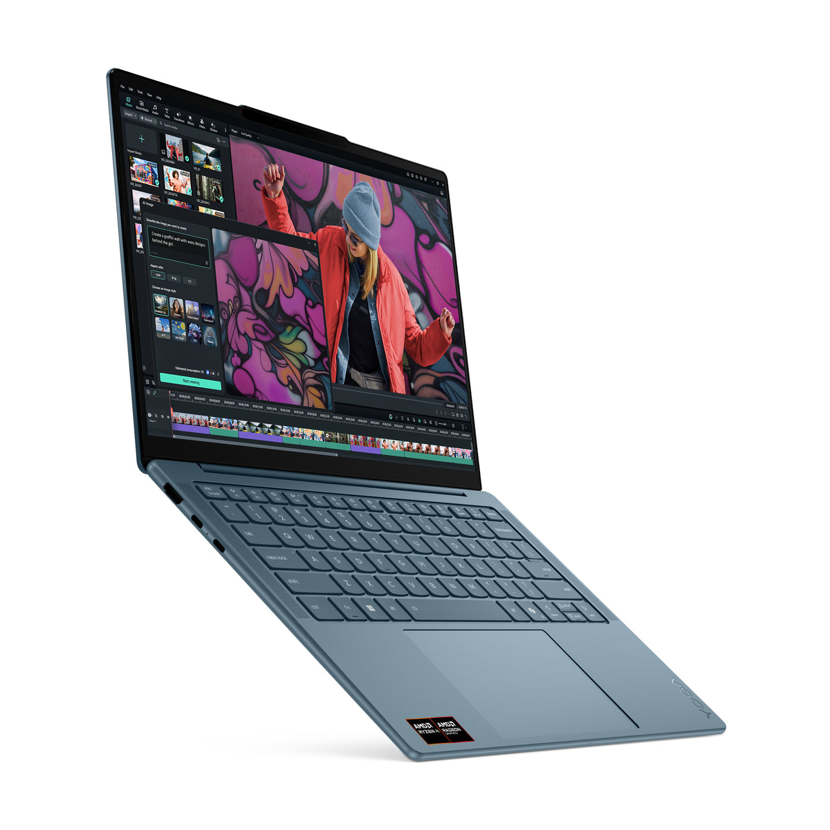 Lenovo Yoga Slim 7 14Akp10 Copilot+ – 14" WQXGA+ OLED, Ryzen AI 7 350, 16 GB, 512 GB SSD, Win 11 Home