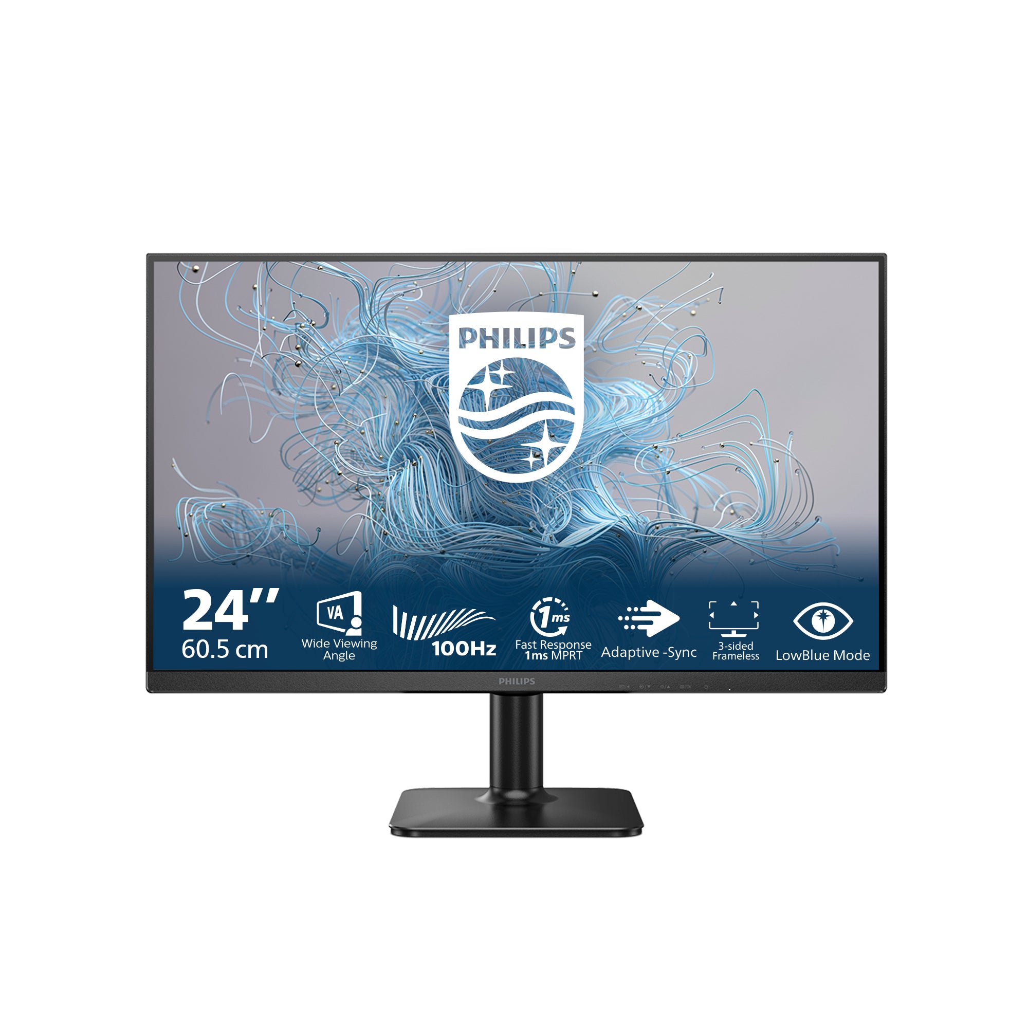 Philips 24E2N1100LB/00 – Monitor, 23,8", 1920 × 1080 (Full HD), VA, 100 Hz, Adaptive Sync, Schwarz
