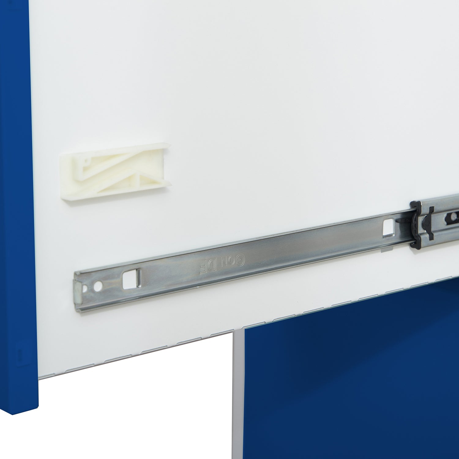 Phoenix Safe Co. Phoenix FC1004GBK – Aktenschrank, 4 Schubladen, abschliessbar, Stahl, 450 × 620 × 1330 mm, Grau/Blau