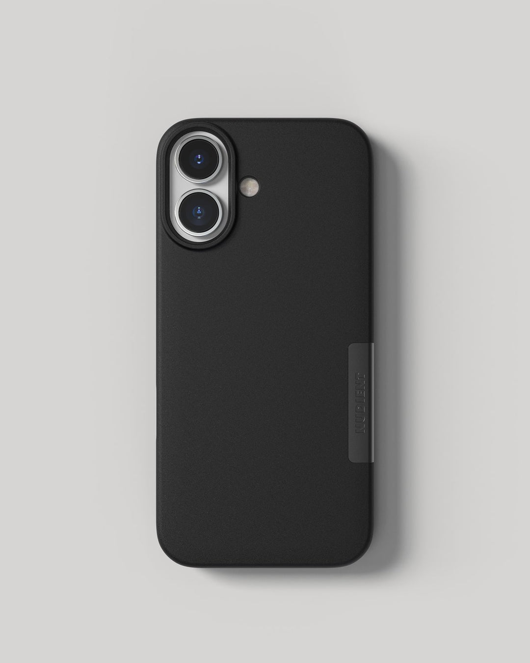 Nudient – Backcover – für Apple iPhone 17 – Schwarz – MagSafe-kompatibel