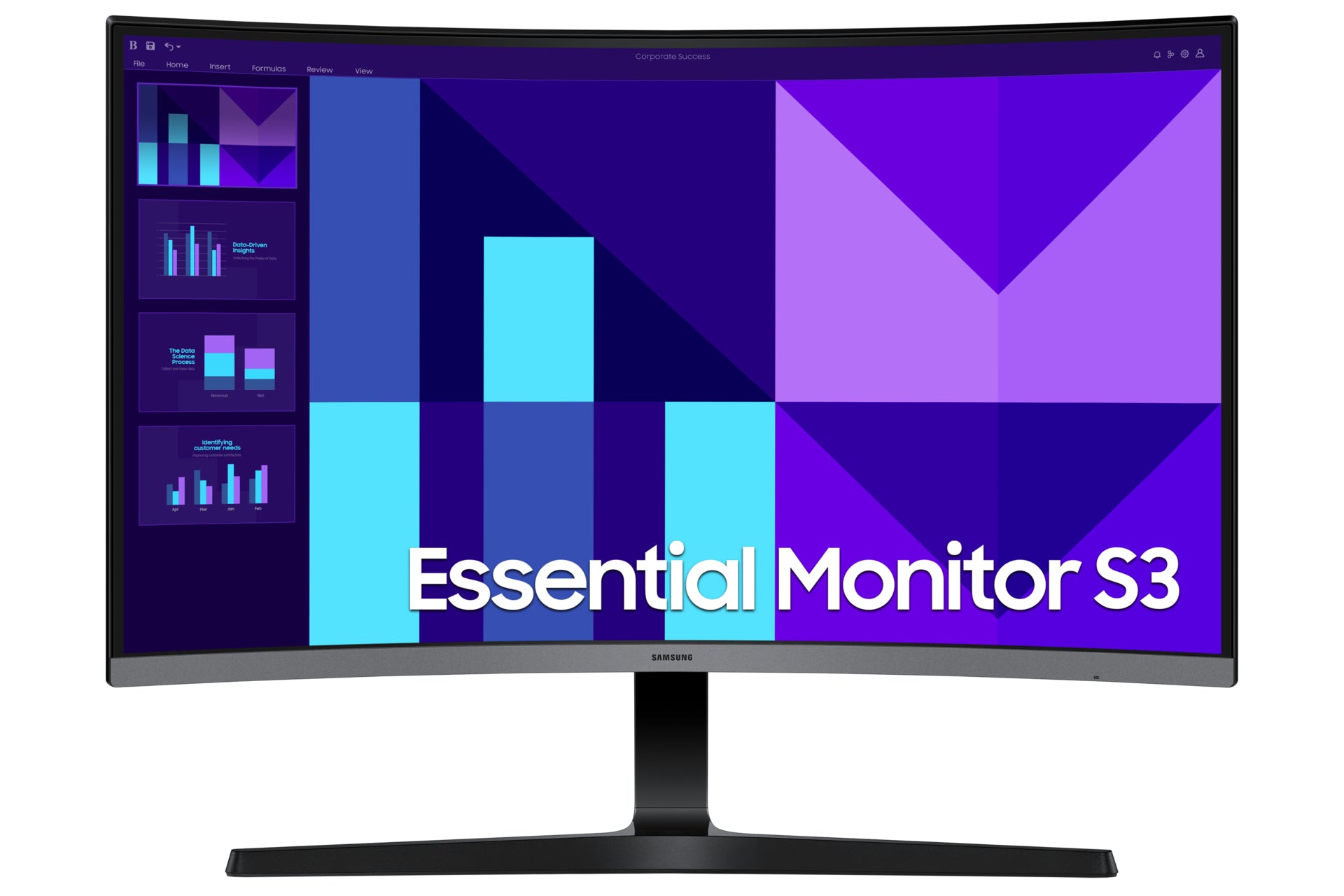 Samsung S27D390GAU – 27" Curved 1800R, 1920 × 1080 (Full HD), VA, 100 Hz