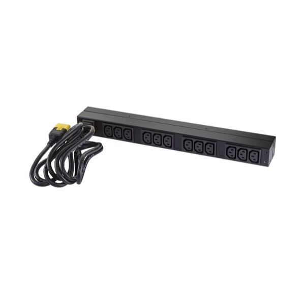 APC Rack-PDU Basic, einphasig, 12× IEC C13, 16 A, Stecker IEC C20, 1U horizontal, 3,7 kW